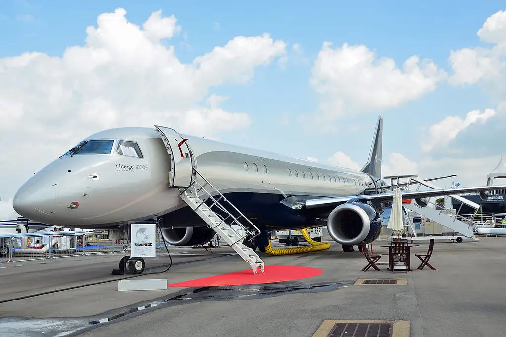 Embraer Lineage 1000E Private Jet Charter - Rent Hourly Cost. Centurion Jets.